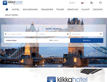 Tablet Screenshot of klikkahotel.com